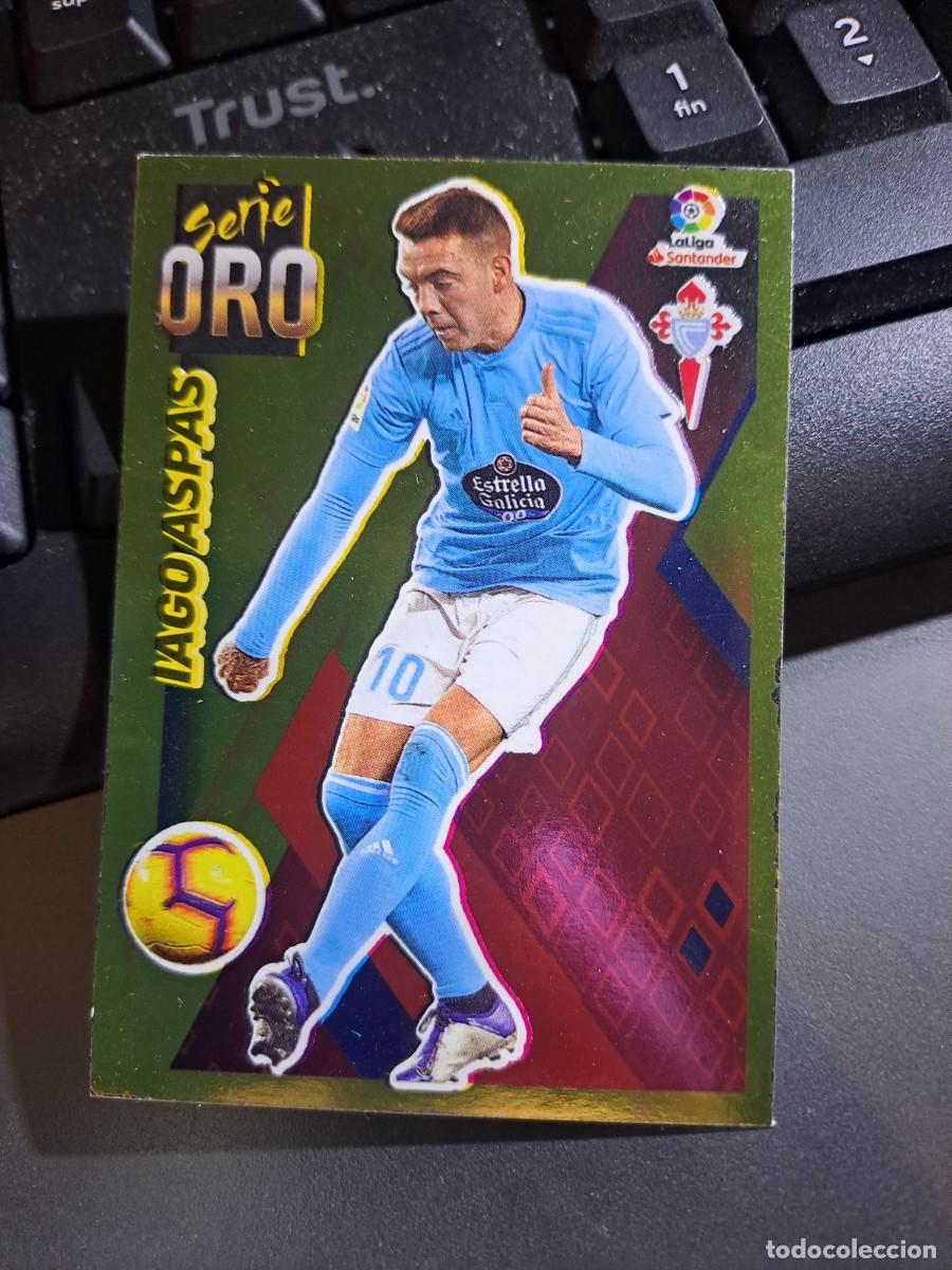 Coleccionismo Cromos antiguos: CROMO IAGO ASPAS 2 SERIE ORO CELTA DE VIGO LIGA 2019 2020 19 20 ESTE PANINI NUNCA PEGADO
