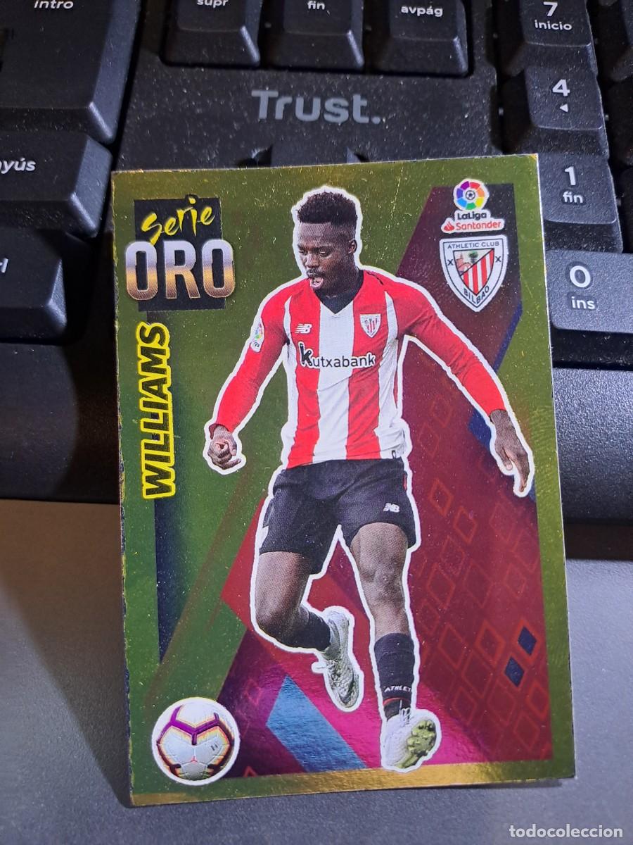 Coleccionismo Cromos antiguos: CROMO WILLIAMS 16 SERIE ORO ATHLETIC CLUB DE BILBAO LIGA 2019 2020 19 20 ESTE PANINI NUNCA PEGADO