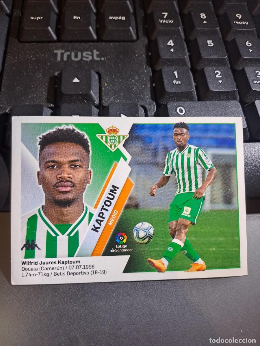Coleccionismo Cromos antiguos: CROMO KAPTOUM 13 BIS COLOCA BETIS LIGA 2019 2020 19 20 ESTE PANINI NUNCA PEGADO