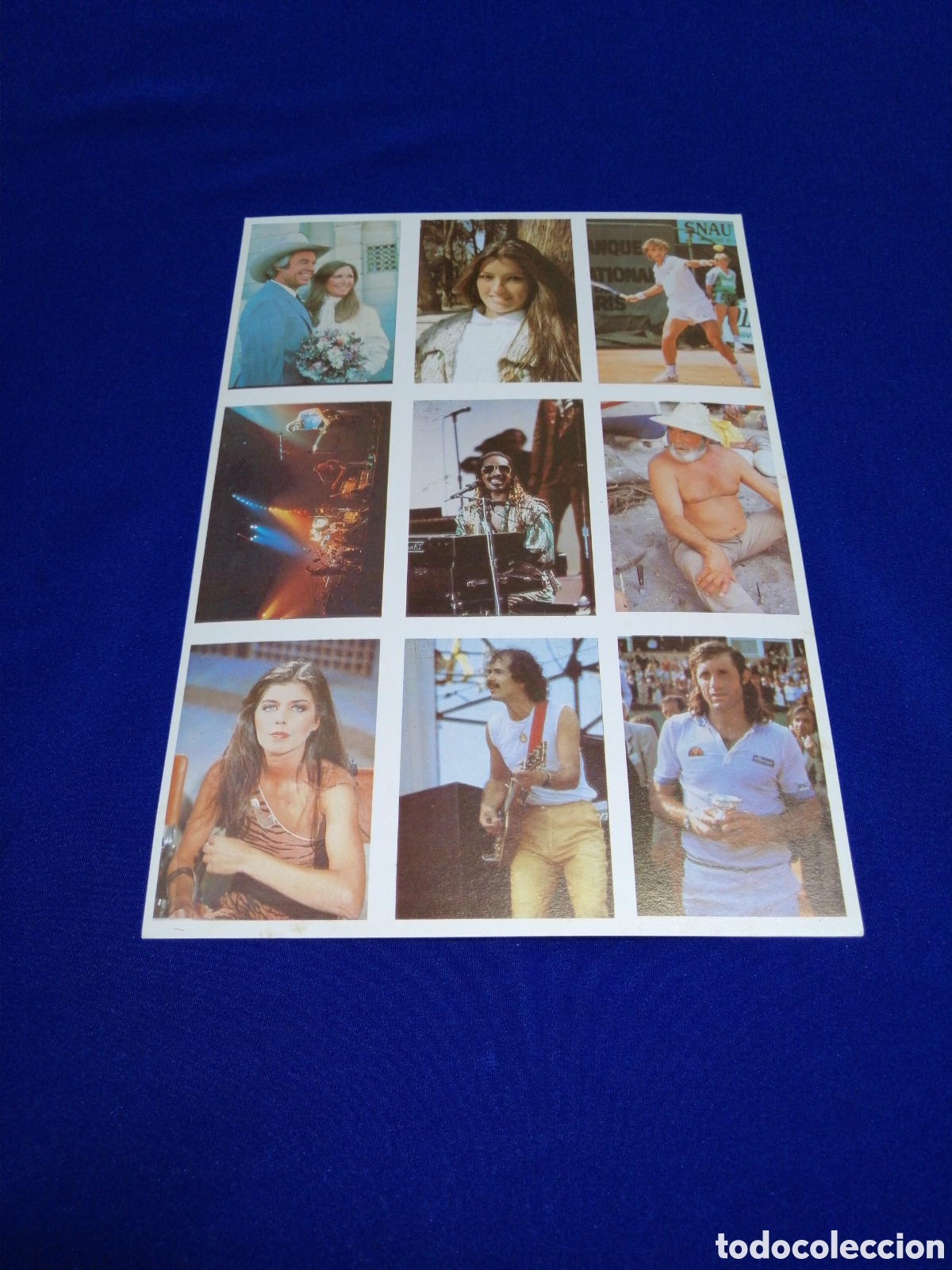 Colecionismo Cromos antigos: SHOW DE ESTRELLAS - WILANDER - PINK FLOYD - STEVIE WONDER - DALLAS-SANTANA - L&Aacute;MINA SIN TROQUELAR
