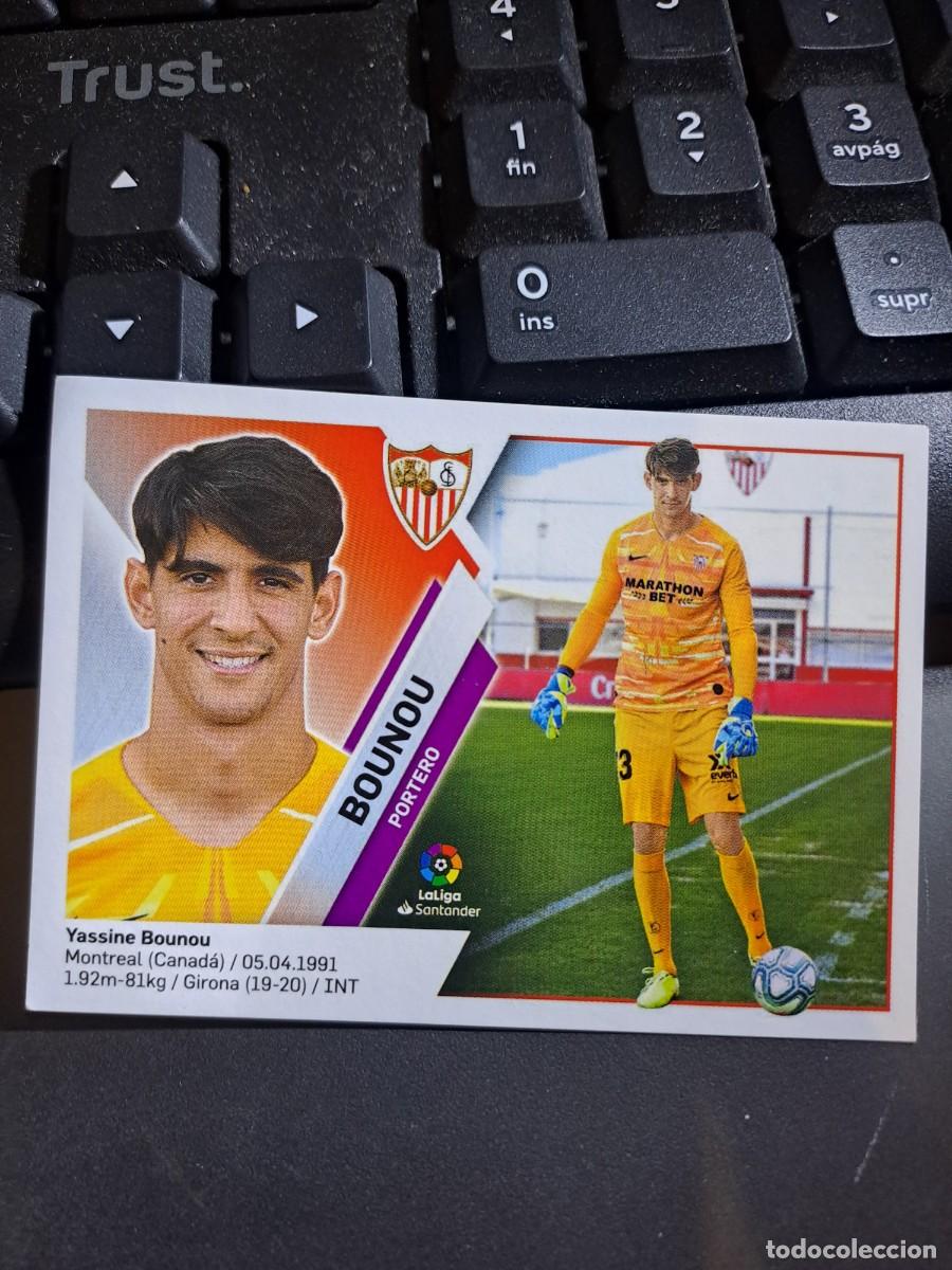 Coleccionismo Cromos antiguos: CROMO BOUNOU 2 BIS COLOCA SEVILLA LIGA 2019 2020 19 20 ESTE PANINI NUNCA PEGADO