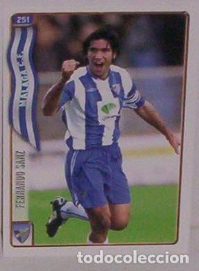 Colecionismo Cromos antigos: FERNANDO SANZ. M&Aacute;LAGA C.F. MUNDI CROMO. TEMP. 2005-06
