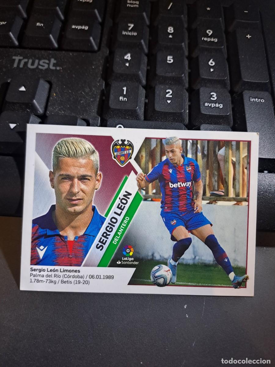 Coleccionismo Cromos antiguos: CROMO SERGIO LEON FICHAJE 7 ULTIMOS FICHAJES 7 LEVANTE LIGA 2019 2020 19 20 ESTE PANINI NUNCA PEGADO