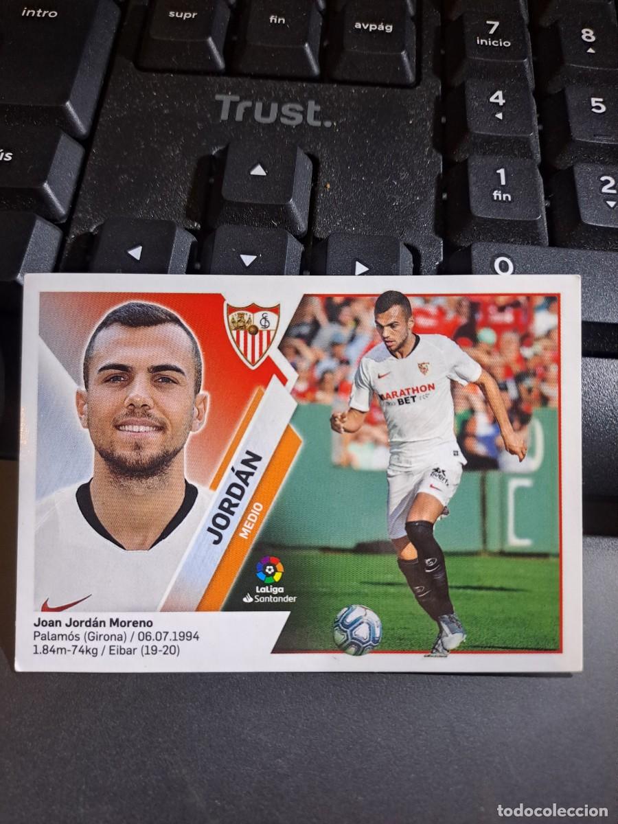 Coleccionismo Cromos antiguos: CROMO JORDAN 8 FICHAJE 8 ULTIMOS FICHAJES 8 SEVILLA LIGA 2019 2020 19 20 ESTE PANINI NUNCA PEGADO