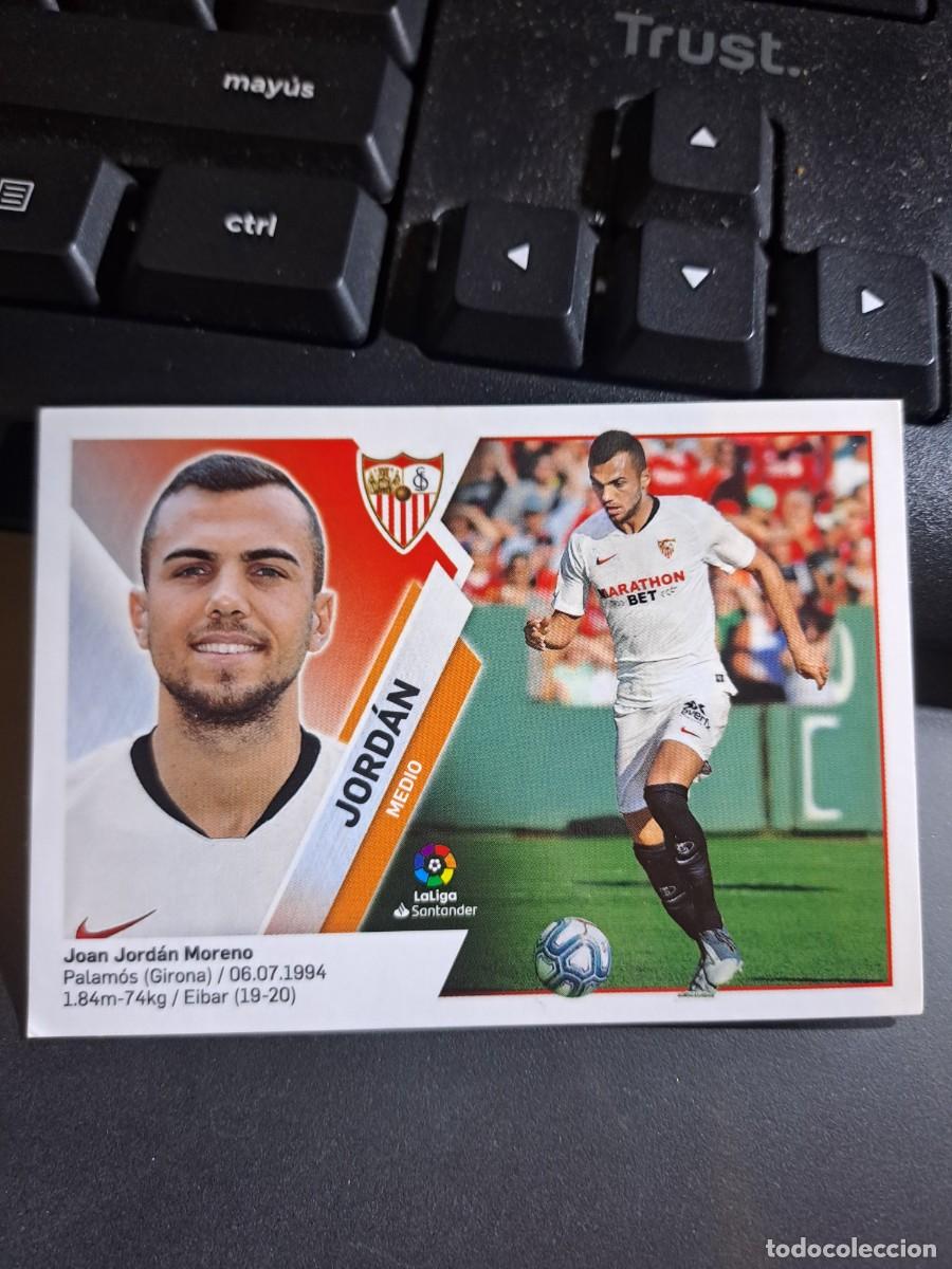 Coleccionismo Cromos antiguos: CROMO JORDAN 8 FICHAJE 8 ULTIMOS FICHAJES 8 SEVILLA LIGA 2019 2020 19 20 ESTE PANINI NUNCA PEGADO