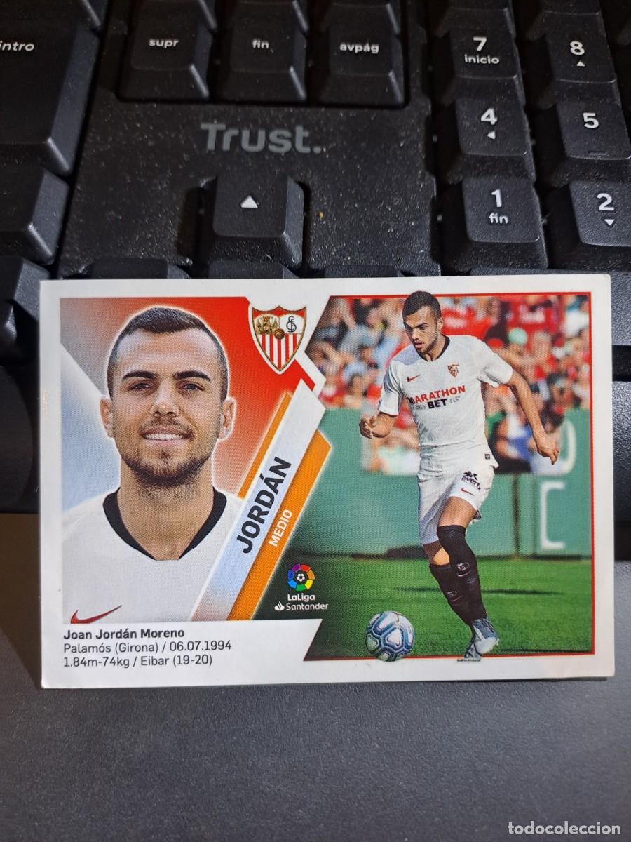 Coleccionismo Cromos antiguos: CROMO JORDAN 8 FICHAJE 8 ULTIMOS FICHAJES 8 SEVILLA LIGA 2019 2020 19 20 ESTE PANINI NUNCA PEGADO