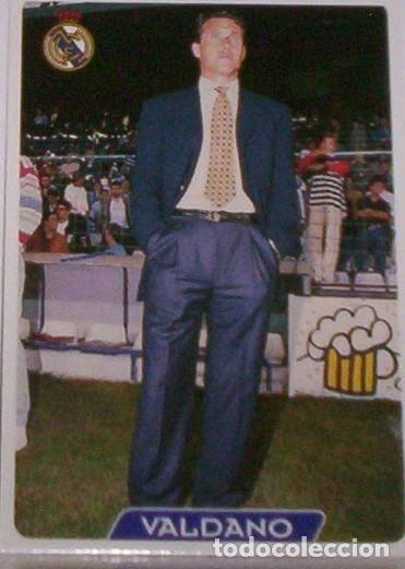 Coleccionismo Cromos antiguos: JORGE VALDANO. ENTRENADOR. R. MADRID. MUNDI CROMO TEMP. 95-96