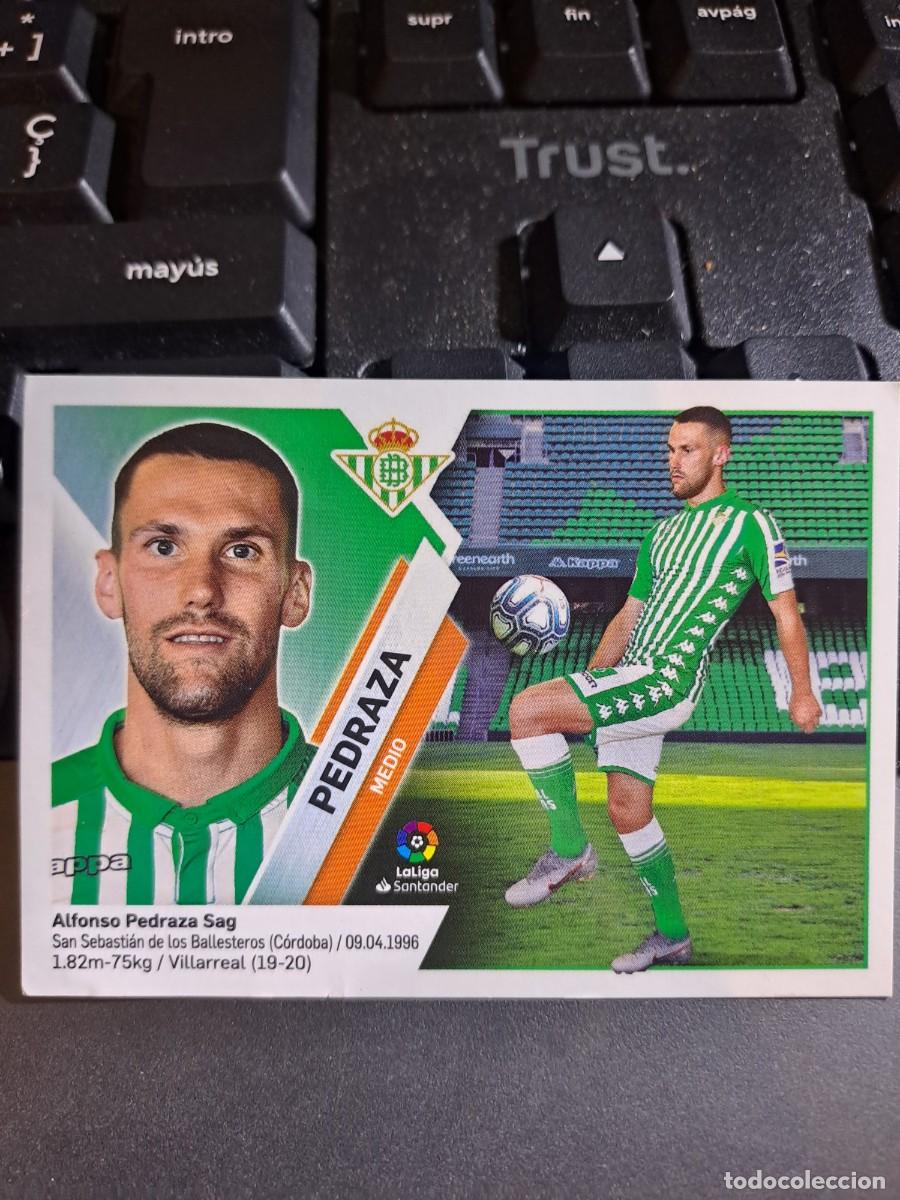 Coleccionismo Cromos antiguos: CROMO PEDRAZA 12 FICHAJE 12 ULTIMOS FICHAJES 12 BETIS LIGA 2019 2020 19 20 ESTE PANINI NUNCA PEGADO