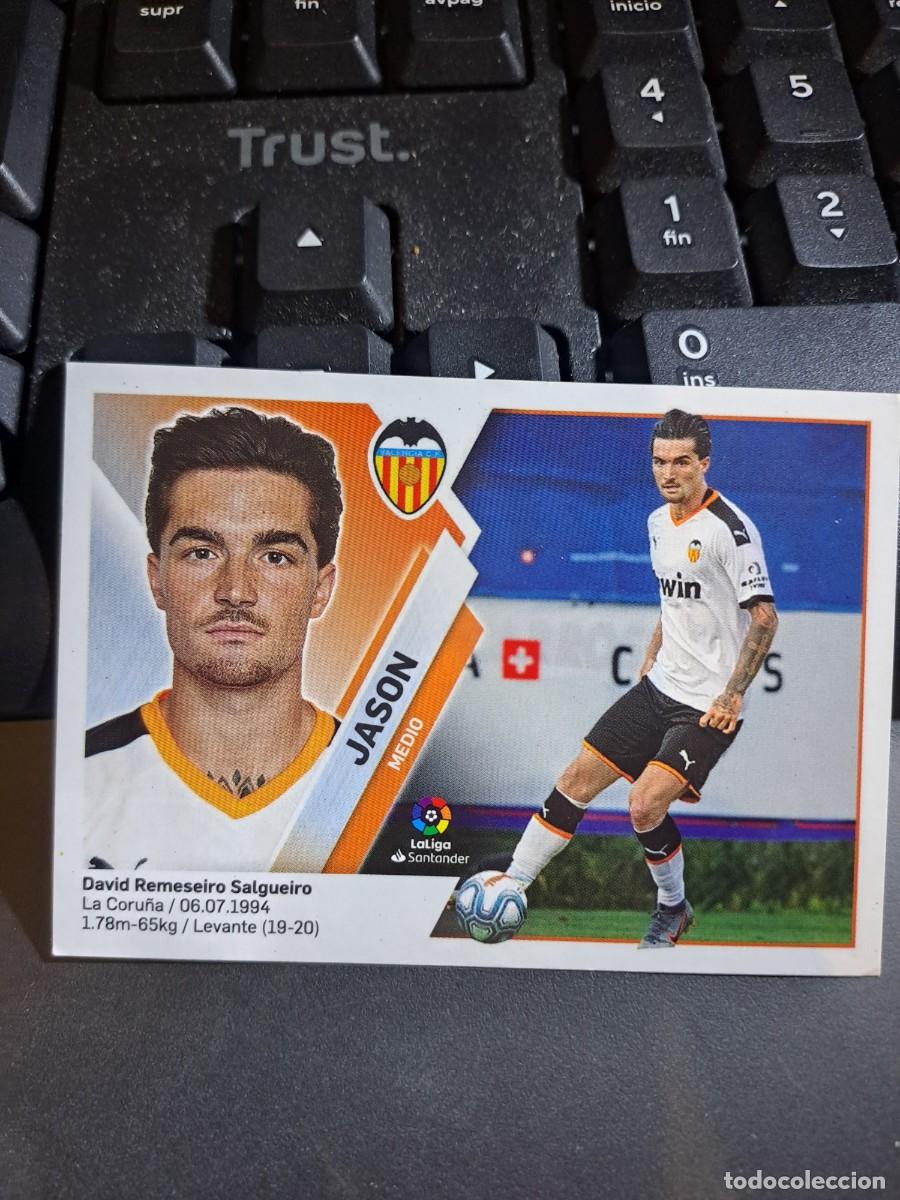 Coleccionismo Cromos antiguos: CROMO JASON 14 FICHAJE 14 ULTIMOS FICHAJES 14 VALENCIA LIGA 2019 2020 19 20 ESTE PANINI NUNCA PEGADO
