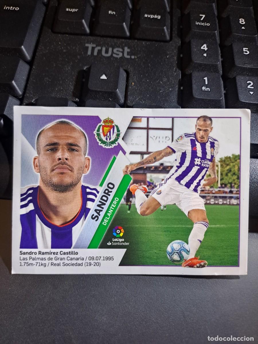 Coleccionismo Cromos antiguos: CROMO SANDRO FICHAJE 16 ULTIMOS FICHAJES 16 VALLADOLID LIGA 2019 2020 19 20 ESTE PANINI NUNCA PEGADO
