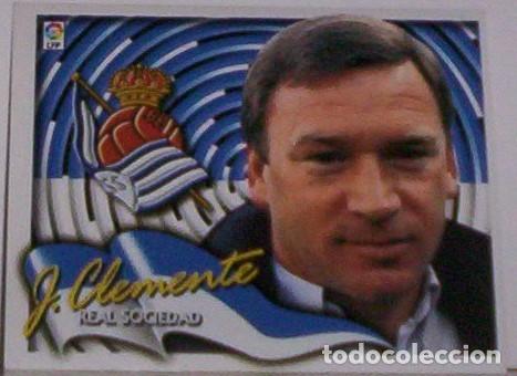 Colecionismo Cromos antigos: JAVIER CLEMENTE. ENTRENADOR. R. SOCIEDAD. TEMP. 2000-01. ESTE