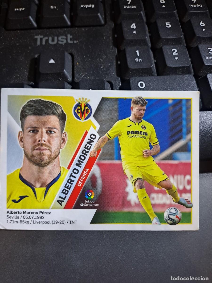 Coleccionismo Cromos antiguos: CROMO ALBERTO MORENO FICHAJE 22 ULTIMOS FICHAJES 22 VILLARREAL LIGA 2019 2020 19 20 ESTE PANINI