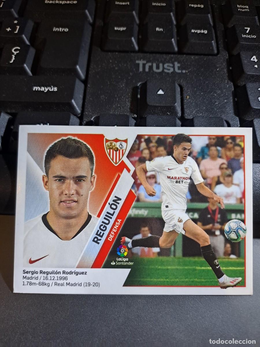 Coleccionismo Cromos antiguos: CROMO REGUILON 23 FICHAJE 23 ULTIMOS FICHAJES 23 SEVILLA LIGA 2019 2020 19 20 ESTE PANINI NUNCA PEGA