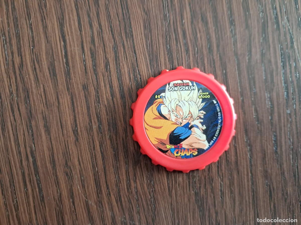 Coleccionismo Cromos antiguos: TAZO / CHAP N&ordm; 4 COLECCI&Oacute;N DRAGON BALL Z, MATUTANO. SAIYAN SON GOKUH, A&Ntilde;O 1989.
