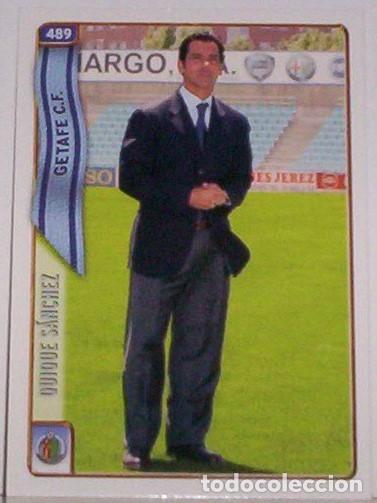 Sammeln alte Sammelbilder: S&Aacute;NCHEZ FLORES. ENTRENADOR. GETAFE. TEMP. 2005-06. MUNDI CROMO
