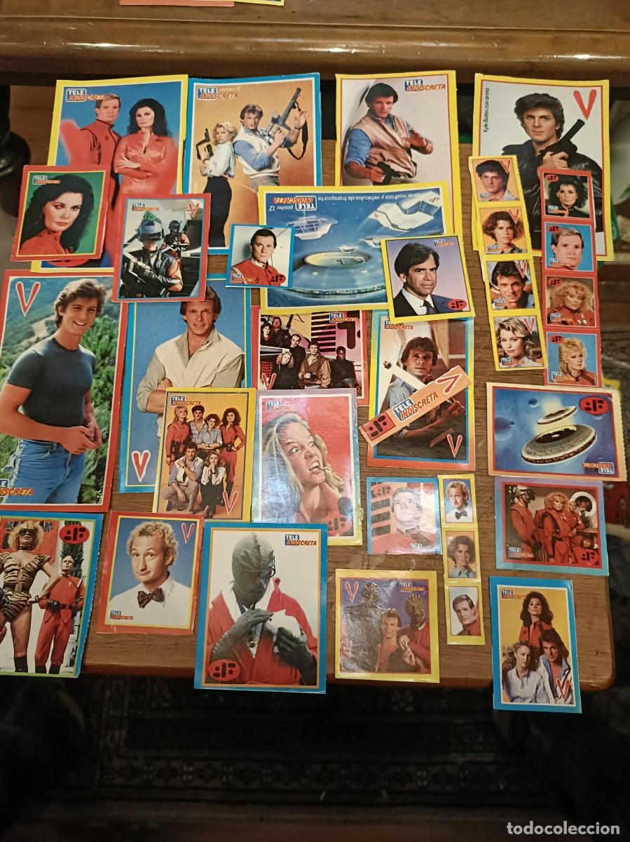 Coleccionismo Cromos antiguos: CROMO PEGATINA V LAGARTOS DEL ESPACIO TELE INDISCRETA