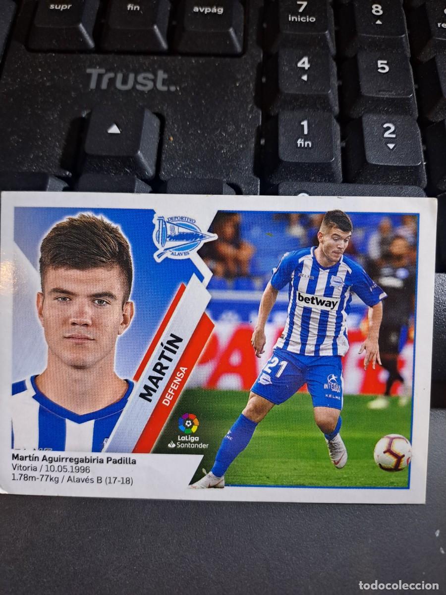 Coleccionismo Cromos antiguos: CROMO MARTIN 3 ALAVES LIGA 2019 2020 19 20 ESTE PANINI NUNCA