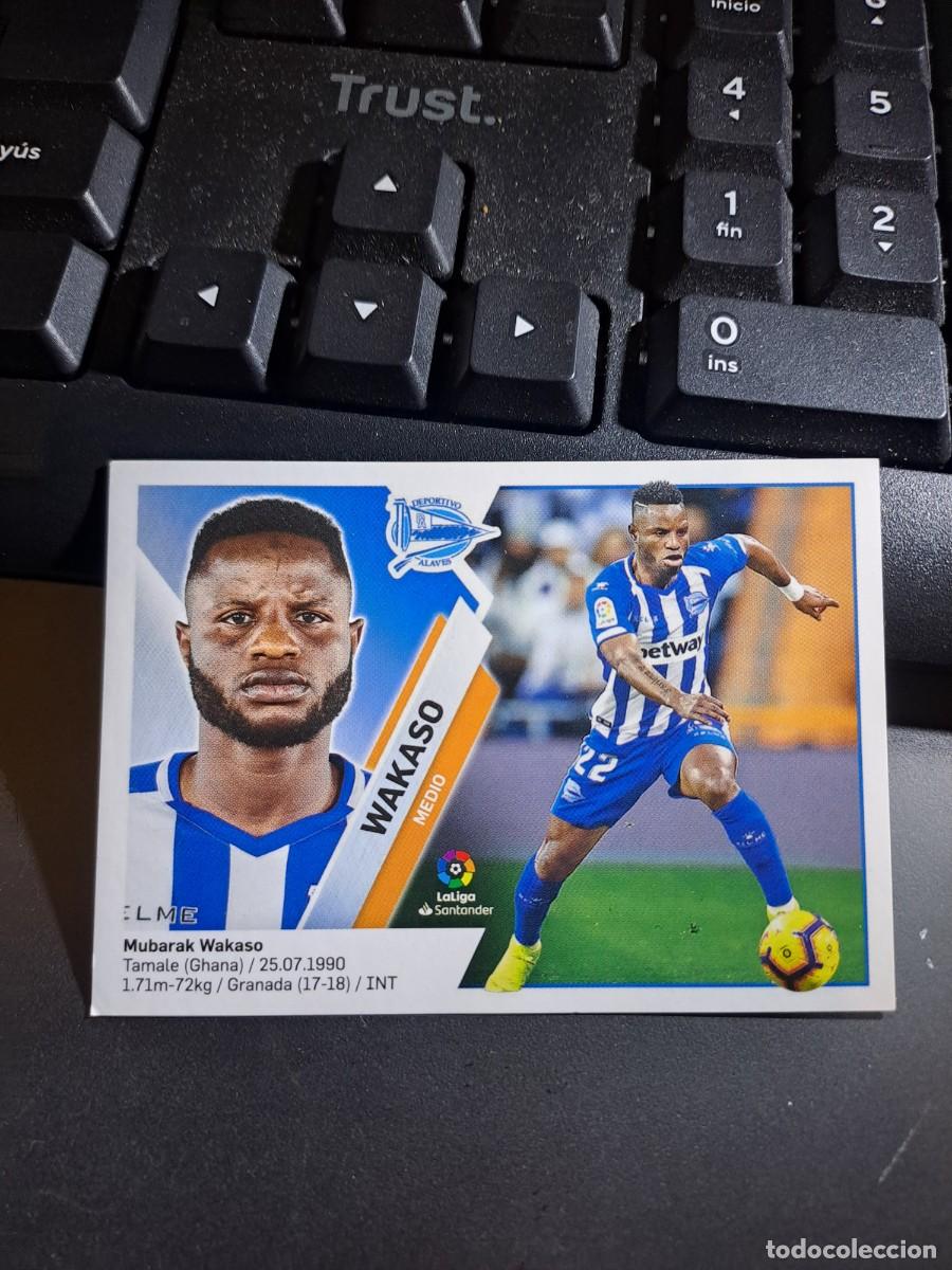Coleccionismo Cromos antiguos: CROMO WAKASO 11 ALAVES LIGA 2019 2020 19 20 ESTE PANINI NUNCA PEGADO