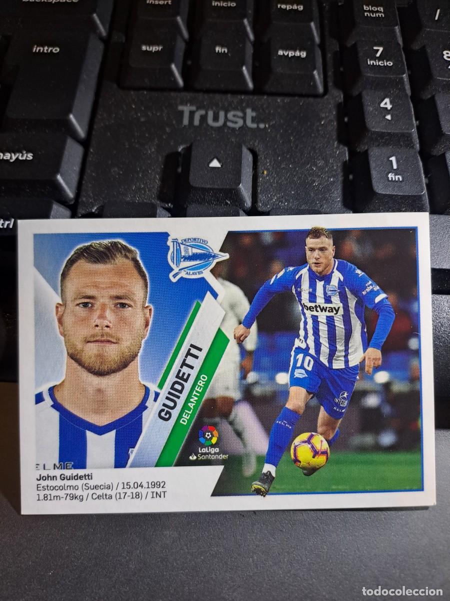 Coleccionismo Cromos antiguos: CROMO GUIDETTI 14 ALAVES LIGA 2019 2020 19 20 ESTE PANINI NUNCA PEGADO