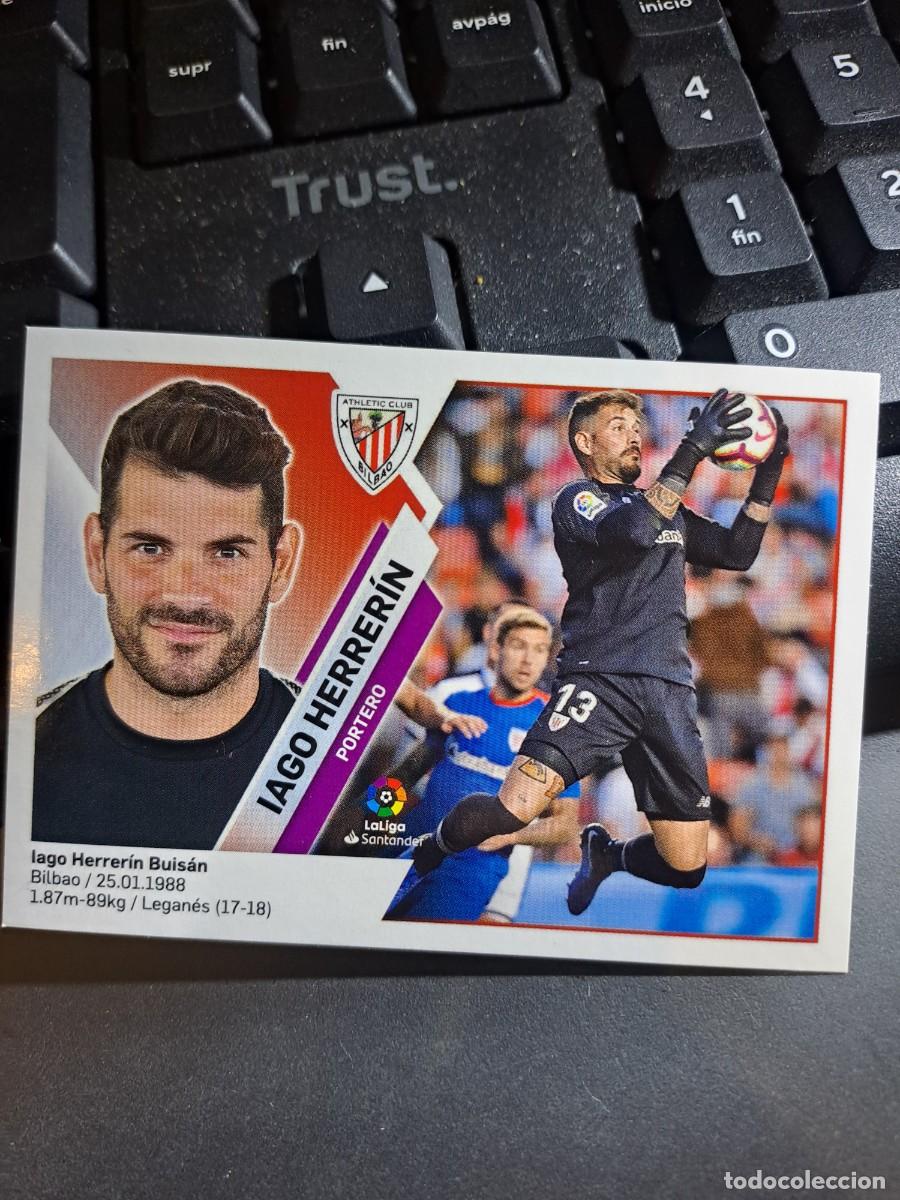 Coleccionismo Cromos antiguos: CROMO IAGO HERRERIN 1 ATHLETIC CLUB DE BILBAO LIGA 2019 2020 19 20 ESTE PANINI NUNCA PEGADO