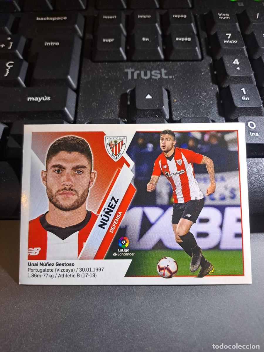 Coleccionismo Cromos antiguos: CROMO NU&Ntilde;EZ 5B 5 B ATHLETIC CLUB DE BILBAO LIGA 2019 2020 19 20 ESTE PANINI NUNCA PEGADO