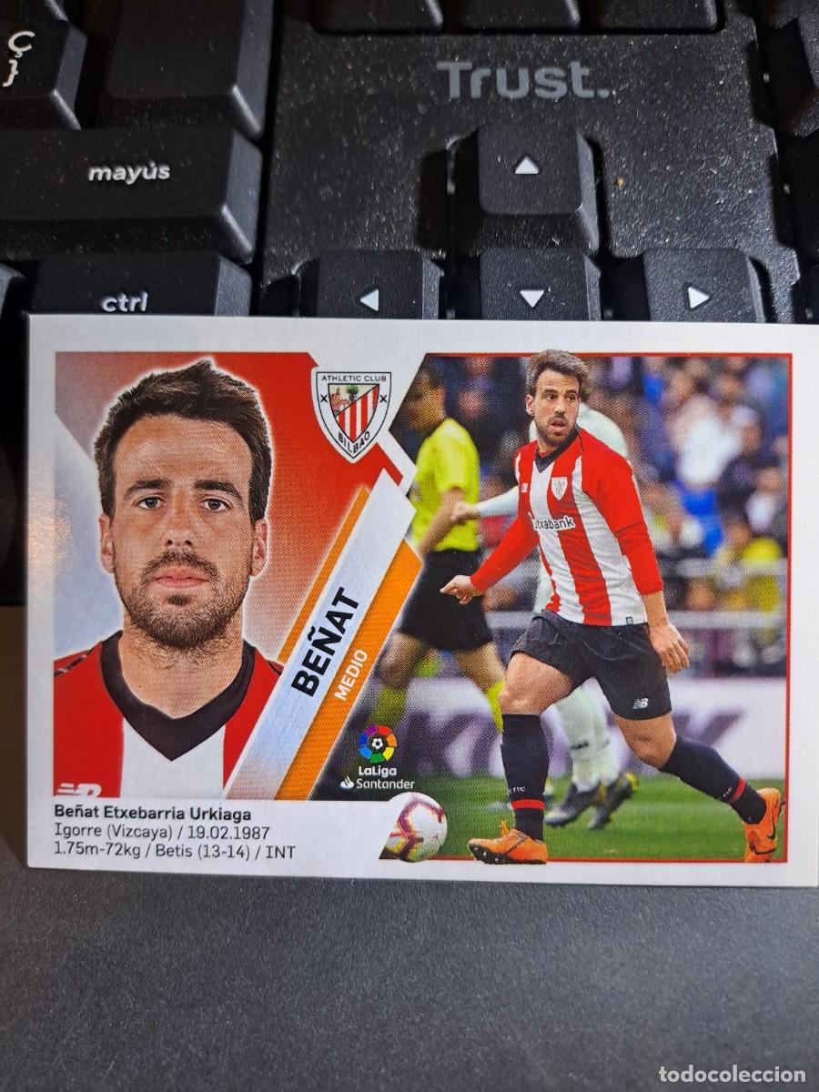 Coleccionismo Cromos antiguos: CROMO BE&Ntilde;AT 10 ATHLETIC CLUB DE BILBAO LIGA 2019 2020 19 20 ESTE PANINI NUNCA PEGADO