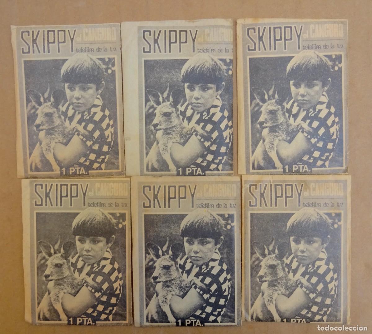 Collezionismo Figurine antiche: SOBRES DE CROMOS SKIPPY EL CANGURO FHER SIN ABRIR. 6 SOBRES