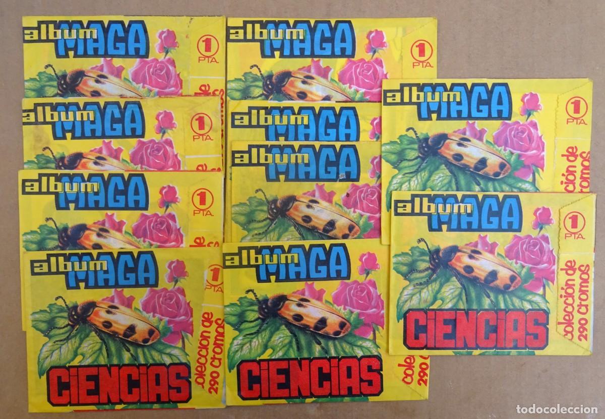Collectionnisme Cartes &agrave; collectionner anciennes: SOBRES DE CROMOS CIENCIAS ED.MAGA SIN ABRIR. 10 SOBRES
