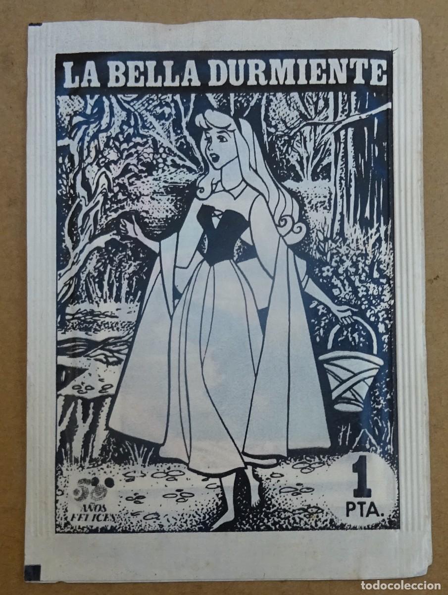 Collezionismo Figurine antiche: SOBRE DE CROMOS LA BELLA DURMIENTE FHER SIN ABRIR