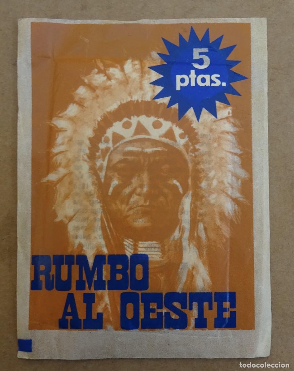 Collezionismo Figurine antiche: SOBRE DE CROMOS RUMBO AL OESTE COMIC ROMO