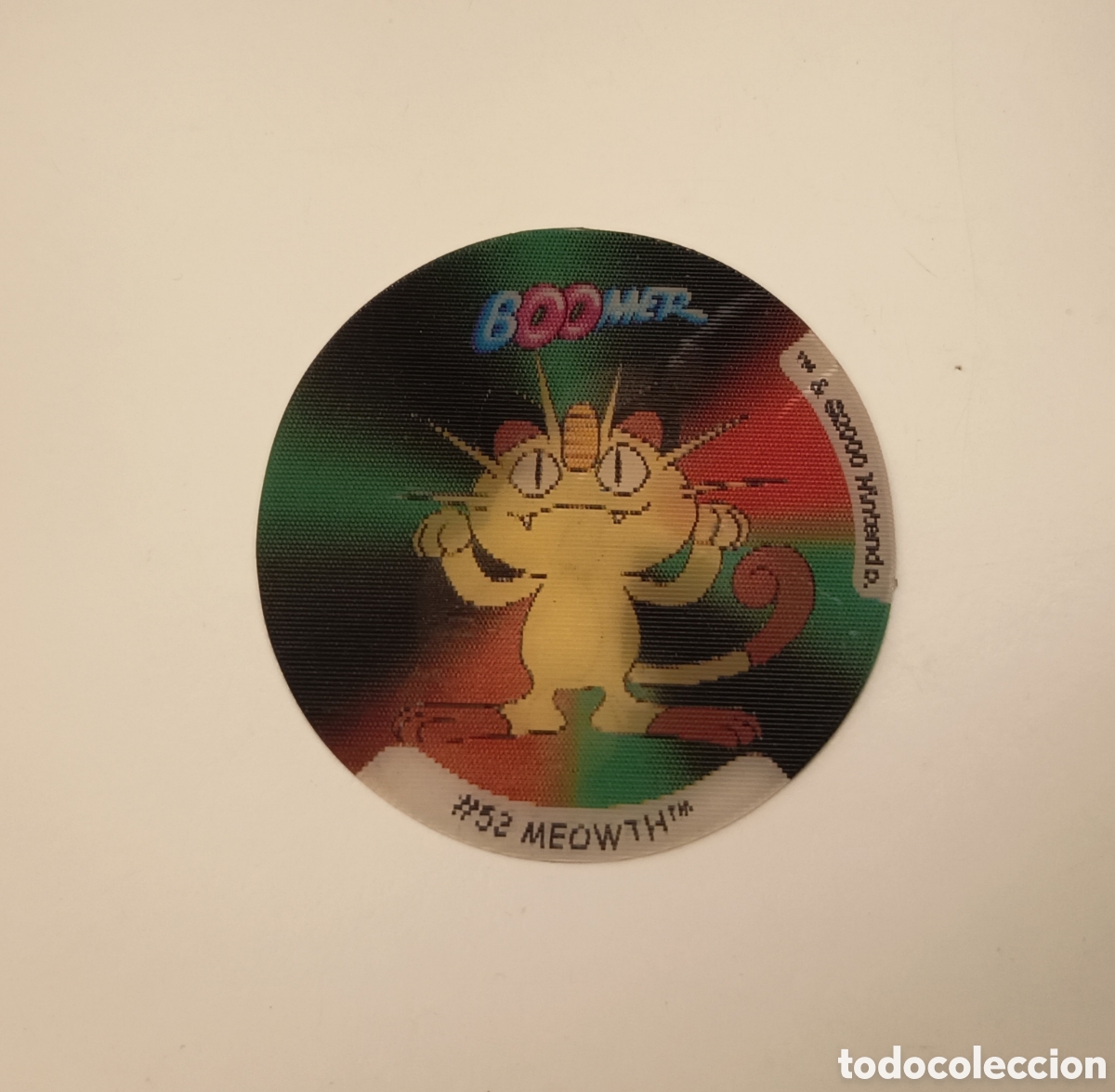 Coleccionismo Cromos antiguos: Tazo Pokemon Boomer Holografico