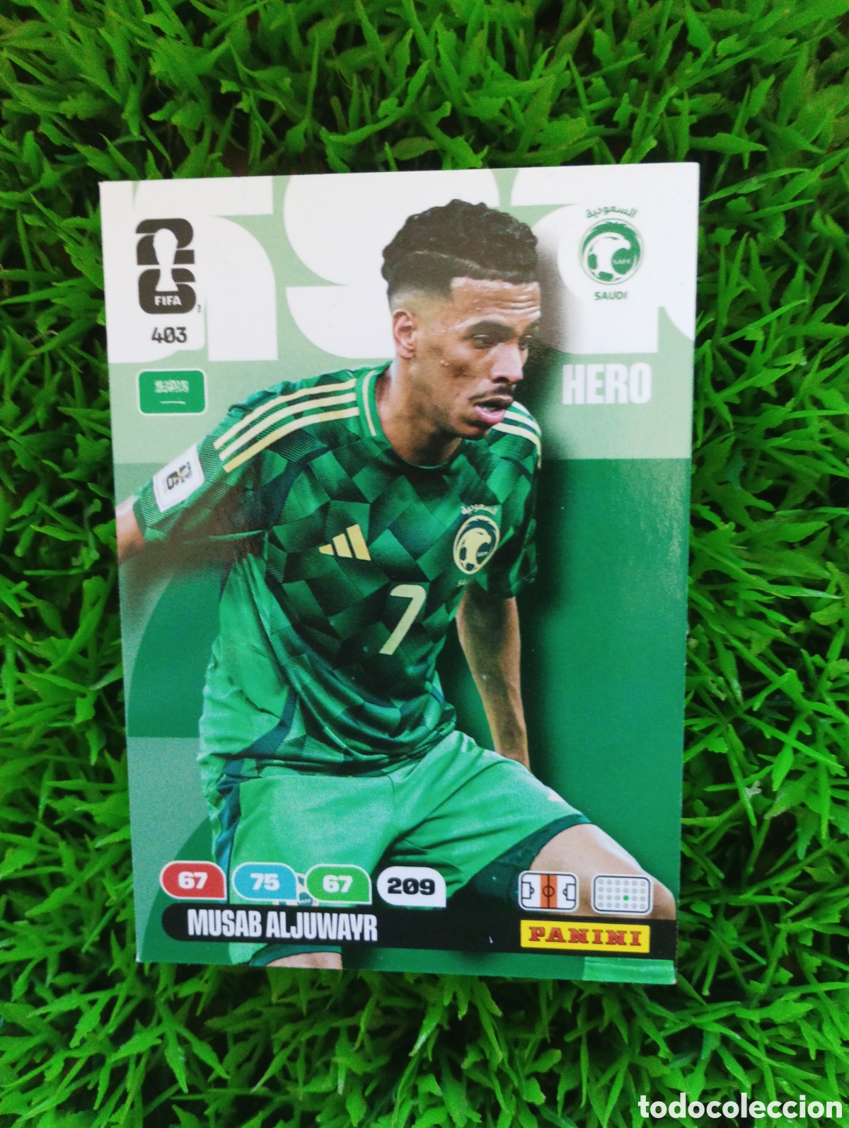 Sammeln alte Sammelbilder: Aljuwayr Arabia Saudi Adrenalyn XL Mundial 2026 # 403