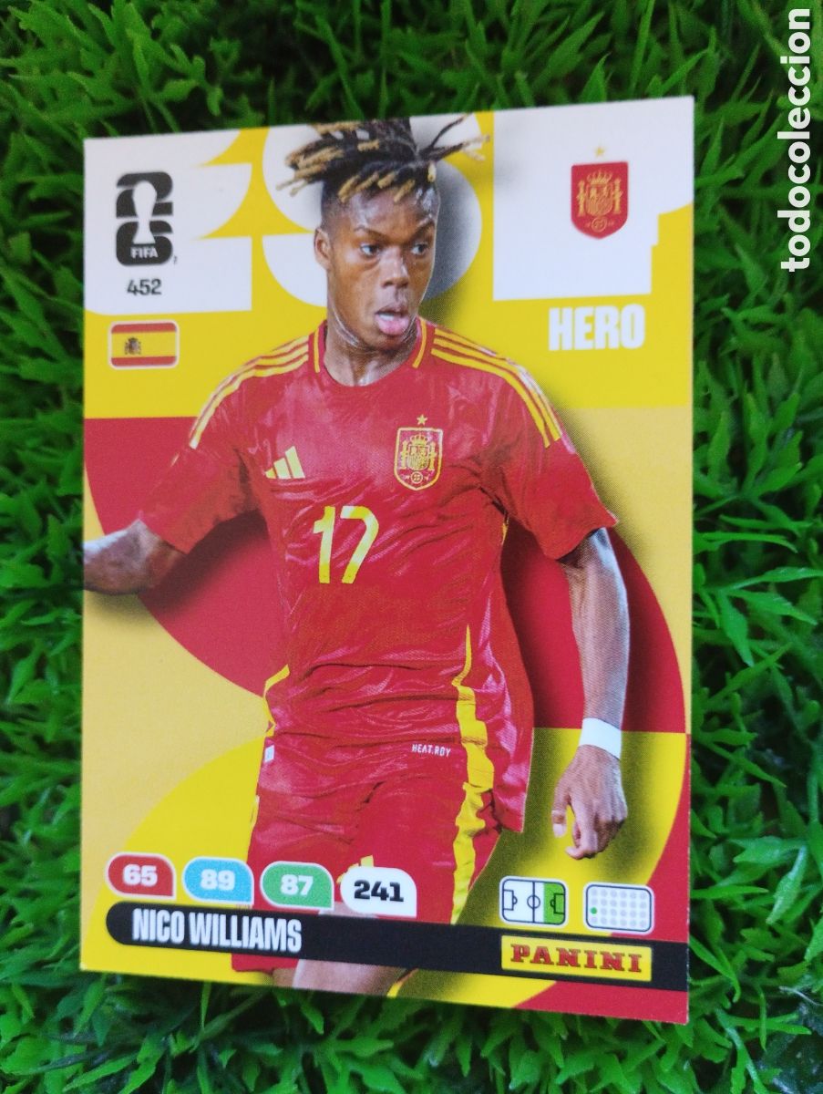 Sammeln alte Sammelbilder: Nico Williams Espa&ntilde;a Adrenalyn XL Mundial 2026 # 452