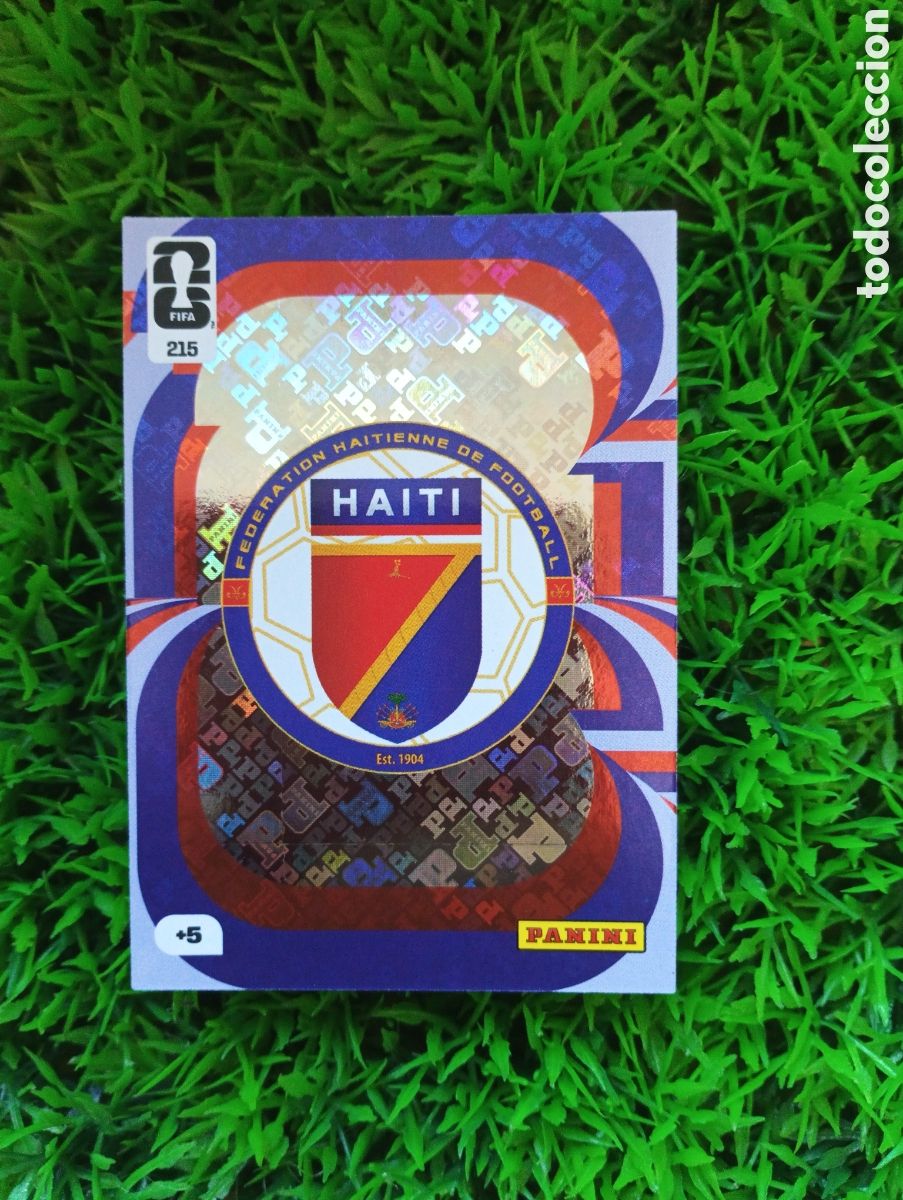 Coleccionismo Cromos antiguos: Escudo Haiti Adrenalyn XL Mundial 2026 # 215