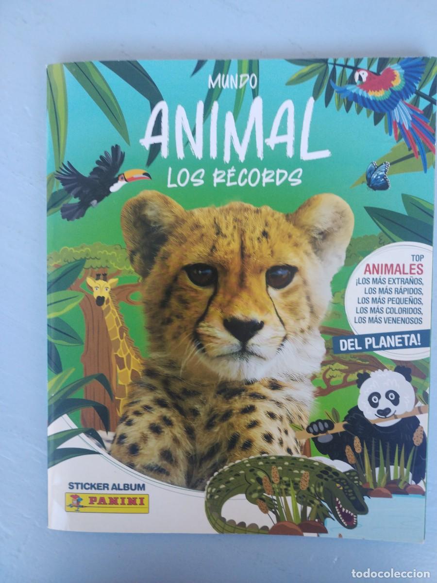 Coleccionismo Cromos antiguos: ALBUM MUNDO ANIMAL LOS R&Eacute;CORDS. Panini
