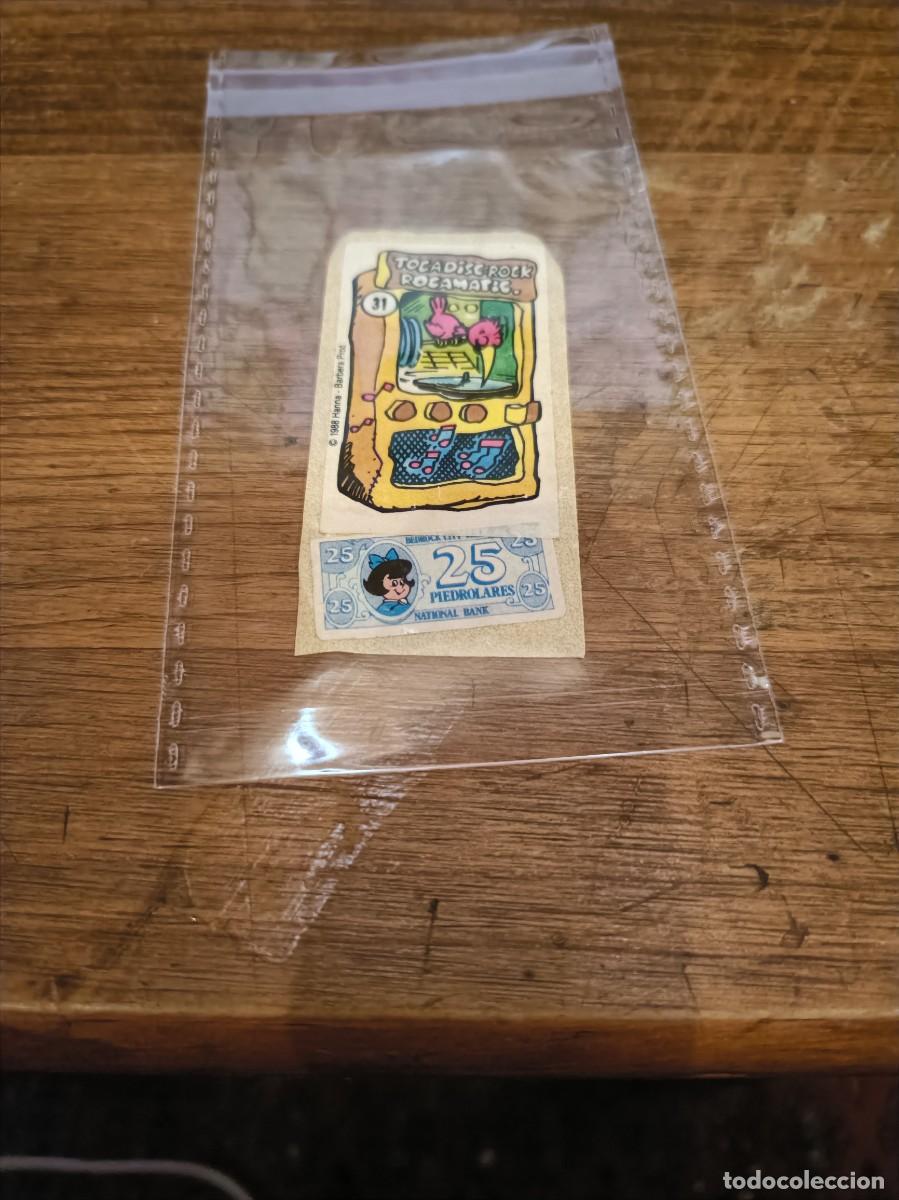 Coleccionismo Cromos antiguos: CROMOS CHICLES PEGATINA LOS PICAPIEDRA