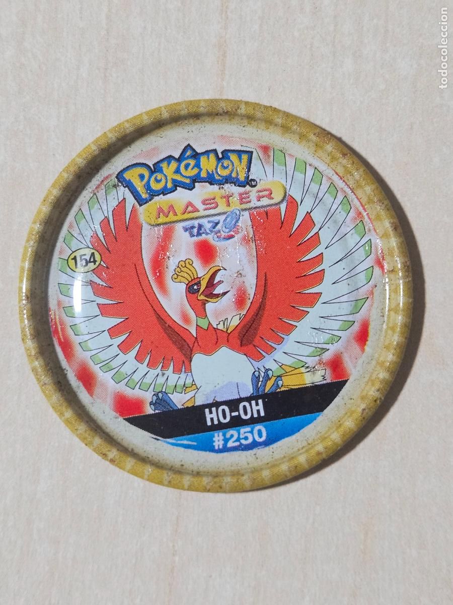 Coleccionismo Cromos antiguos: N&ordm; 154 TAZO METAL POKEMON MASTER TAZO # 250 HO OH - CHIPICAO