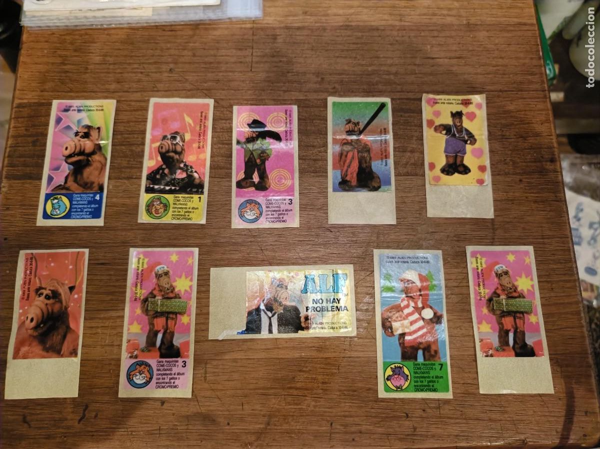 Colecionismo Cromos antigos: CROMO PEGATINA CHICLE ALF