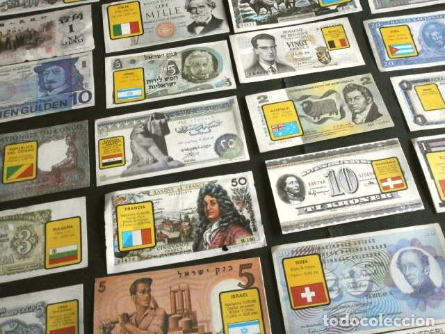 Collectable Antique Stickers: BILLETES DEL MUNDO (1974) BIMBO - LOTE 27 CROMOS