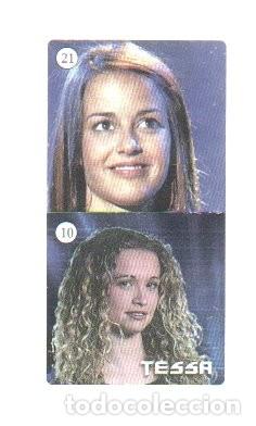 Coleccionismo Cromos antiguos: CROMO ADHESIVO CHICLE VIDAL - OPERACION TRIUNFO 2002 - Nos. 10 Y 21