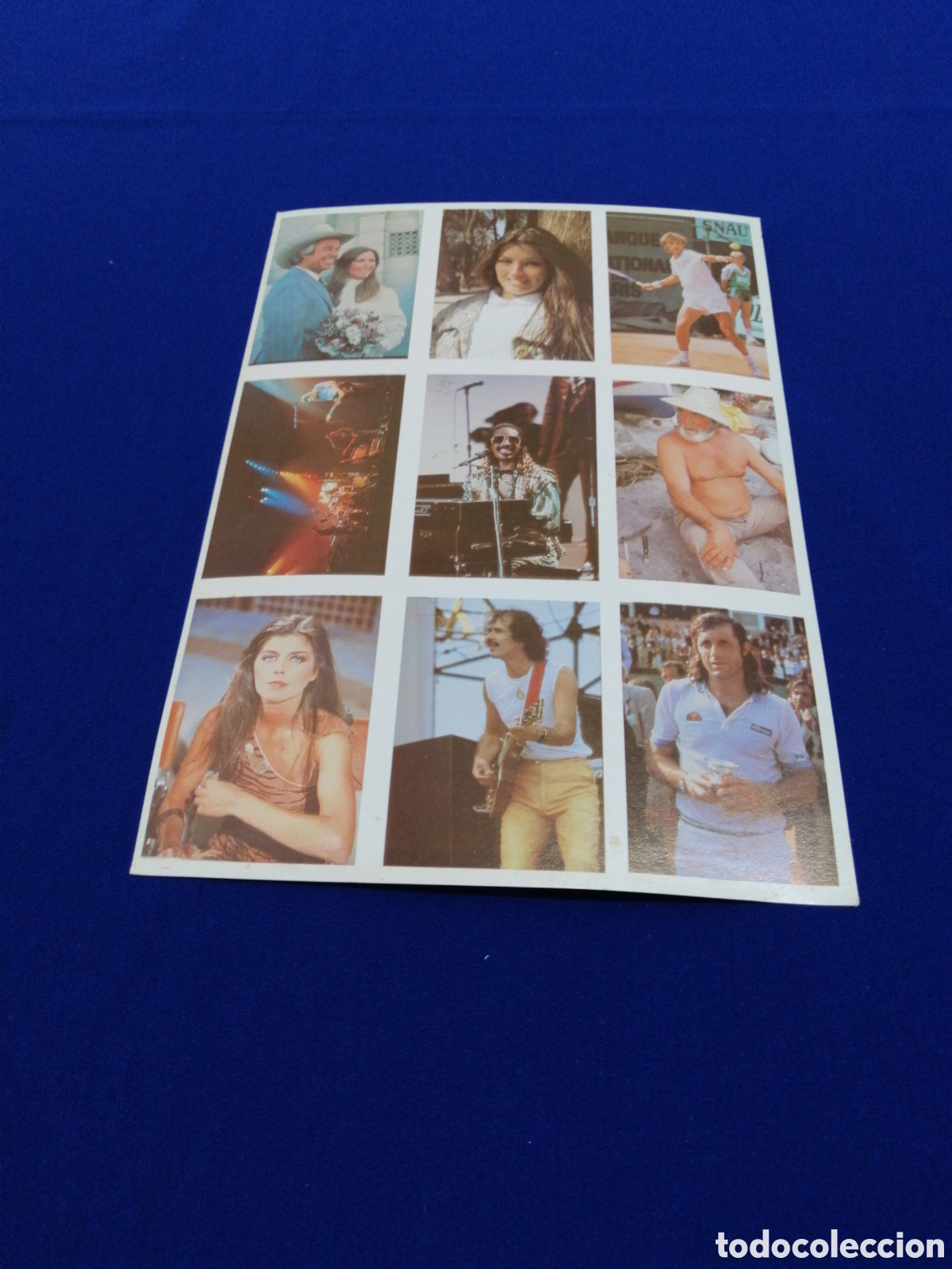 Coleccionismo Cromos antiguos: SHOW DE ESTRELLAS - DALLAS - PINK FLOYD - SANTANA - CHANQUETE - LUC&Iacute;A - L&Aacute;MINA SIN TROQUELAR