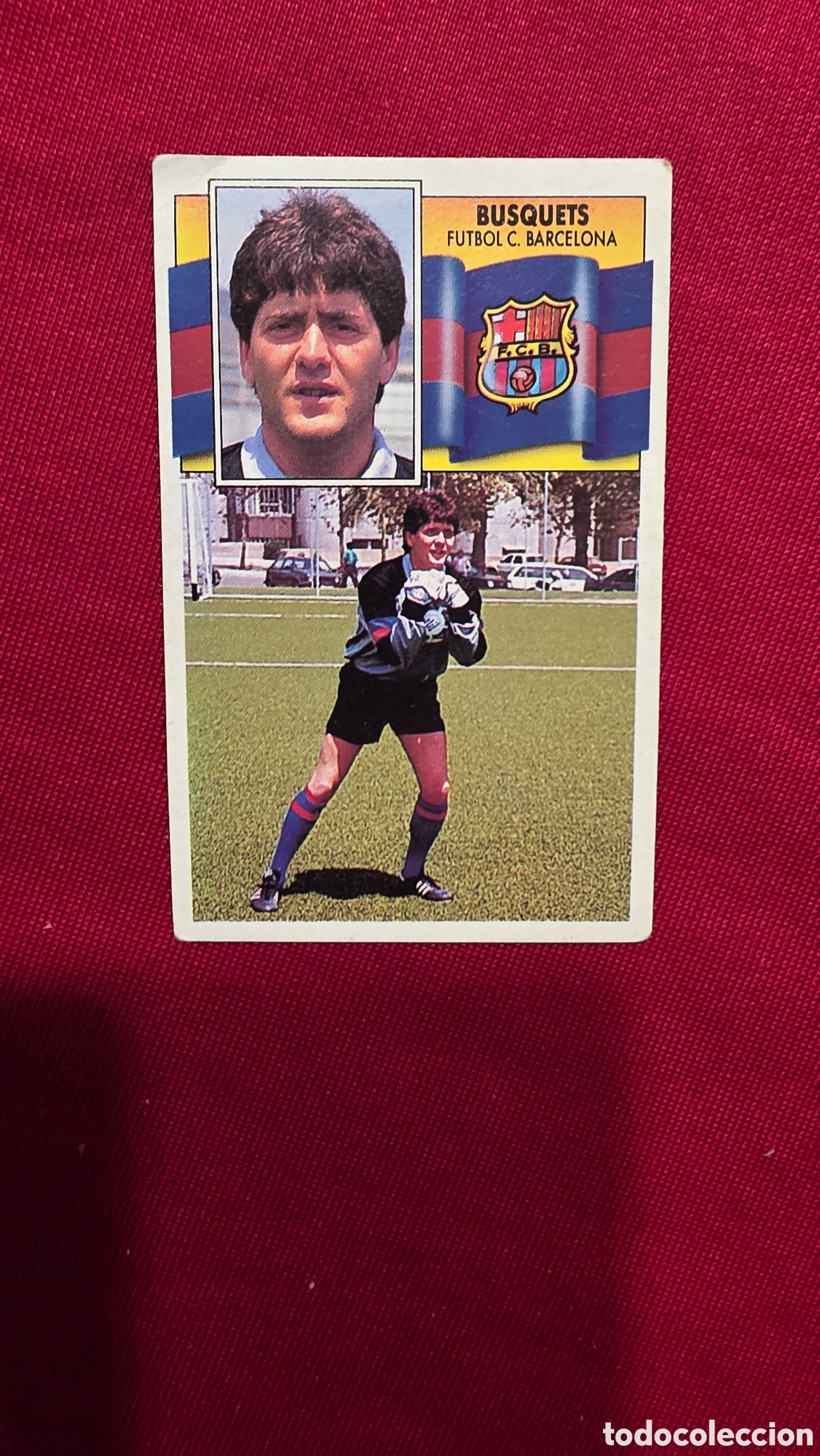 Colecionismo Cromos antigos: CROMO LIGA ESTE 90/91 ,BUSQUET ( Coloca)
