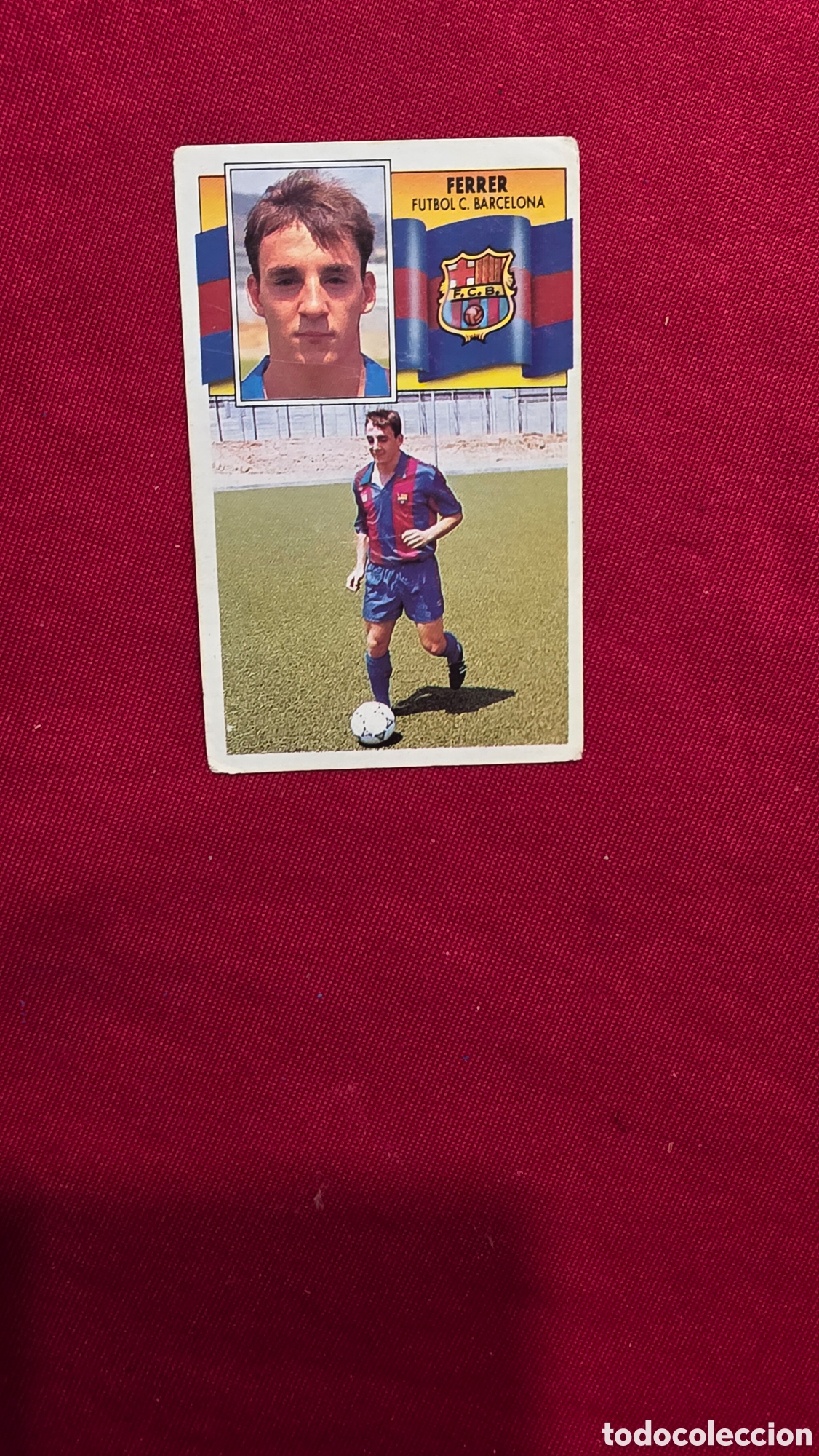 Colecionismo Cromos antigos: LIGA ESTE 90/91 ,FERRER FICHAJE N&deg;29