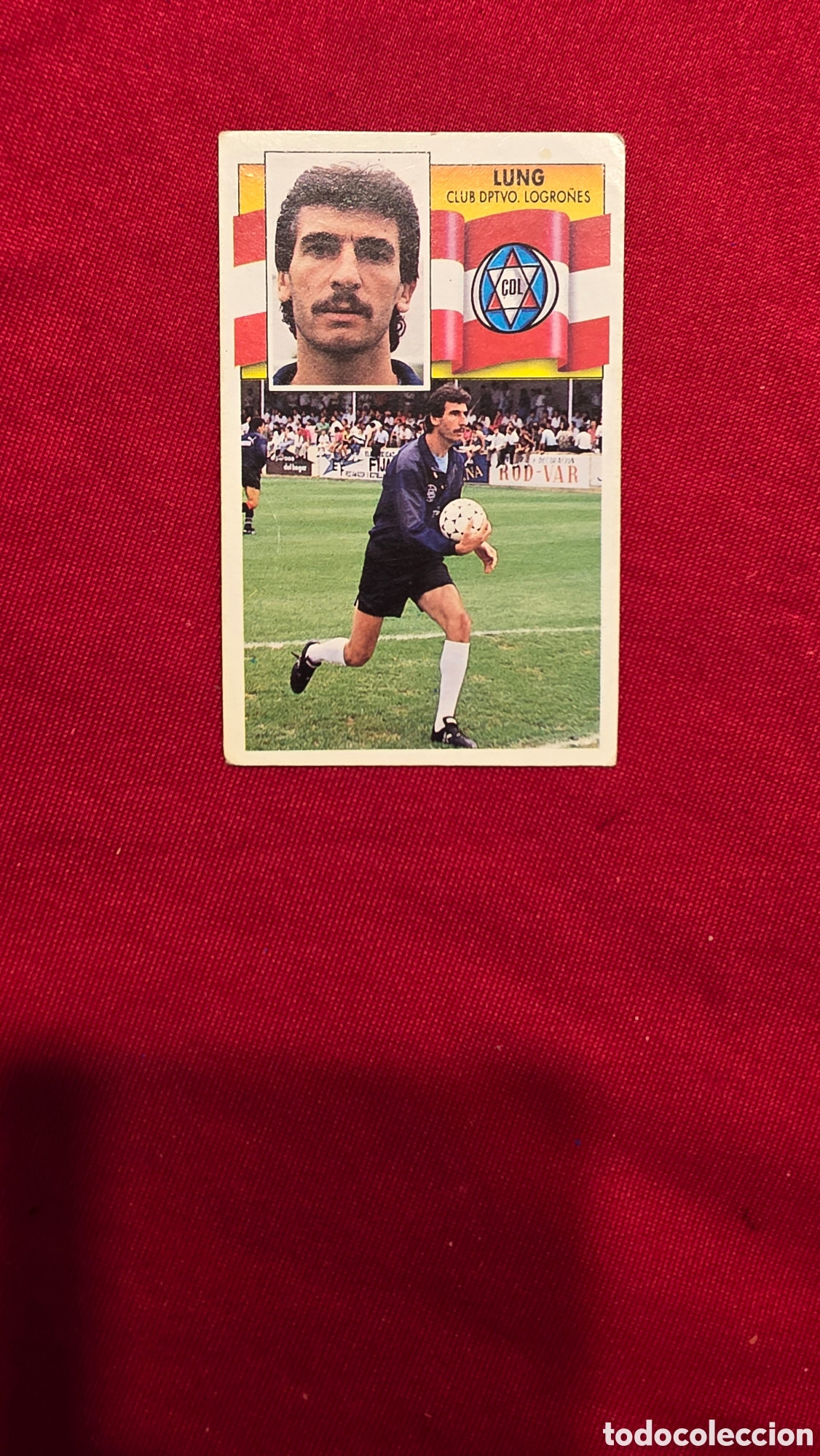 Colecionismo Cromos antigos: LIGA ESTE 90/91 ,CROMO DE LUNG