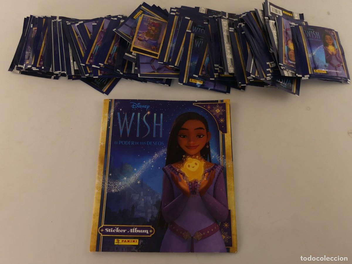 Coleccionismo Cromos antiguos: ALBUM DE CROMOS DE WISH DE DISNEY Y SOBRES SIN ABRIR CON CROMOS
