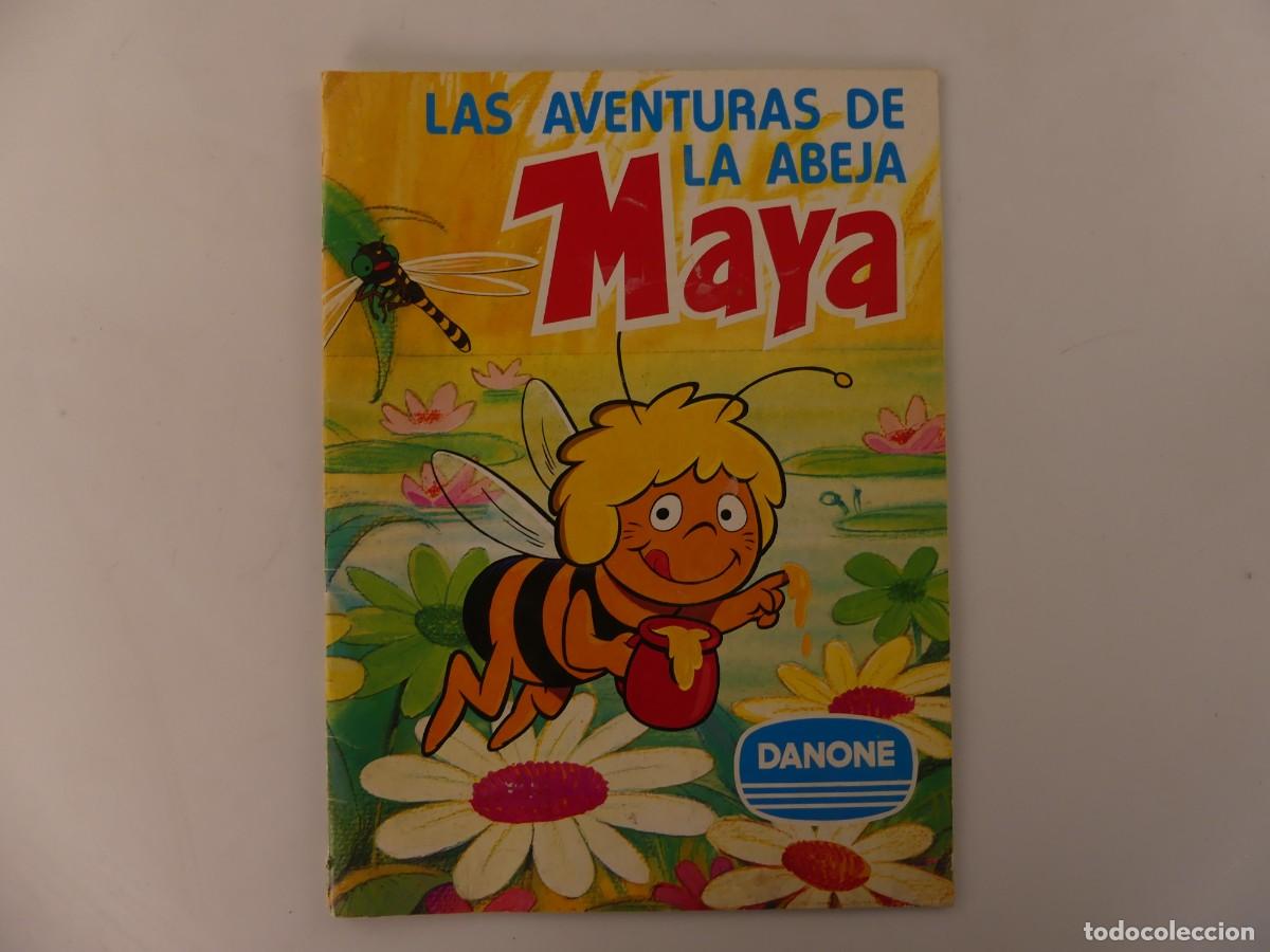 Coleccionismo Cromos antiguos: ALBUM CON CROMOS INCOMPLETO LAS AVENTURAS DE LA ABEJA MAYA EDITA DANONE