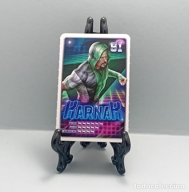 Coleccionismo Cromos antiguos: N&ordm; 61 KARNAK DESCUBRE TU PODER! MARVEL CROMO CARTA CARD CARREFOUR 2022 SUPER H&Eacute;ROES C&Oacute;MIC