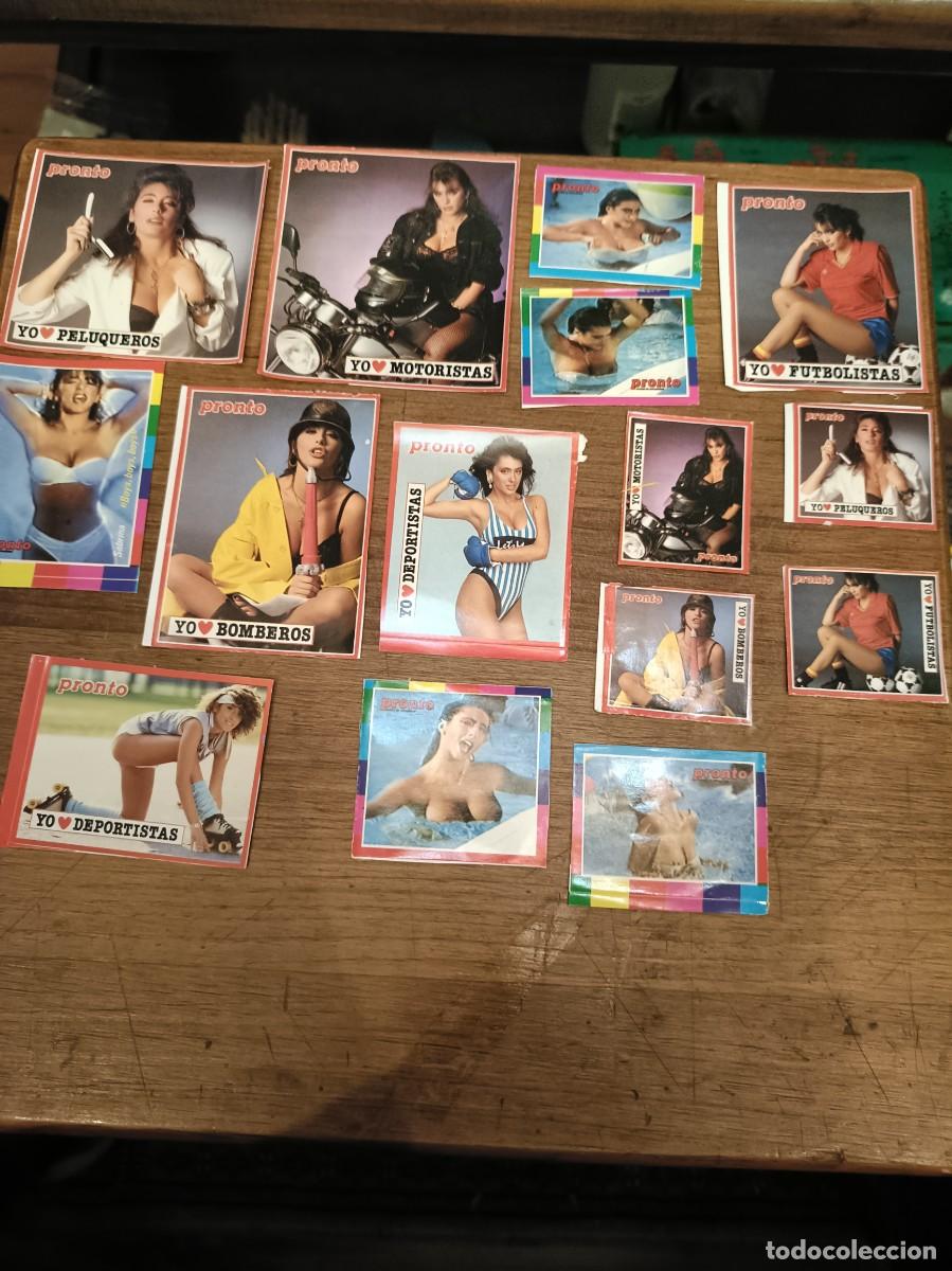 Collectable Antique Stickers: CROMO PEGATINA SABRINA REVISTA PRONTO