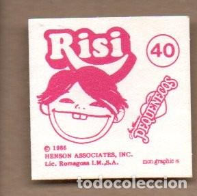 Coleccionismo cromos antiguos: CROMO RISI 40 - PEQUE&Ntilde;ECOS, 1986 - Foto 2