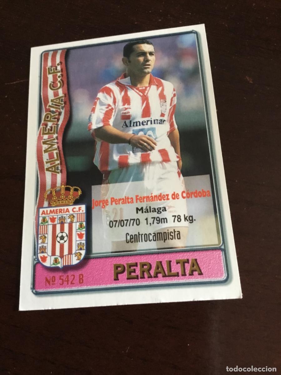 Coleccionismo Cromos antiguos: 542 B Peralta ALMERIA MUNDICROMO 1996 1997 CROMO FUTBOL 96 97 LIGA
